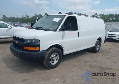 2021 Chevrolet Express Cargo Rwd 2500 Regular Wheelbase Wt z USA, uszkodzony, nr VIN 1GCWGAFP6M1206374